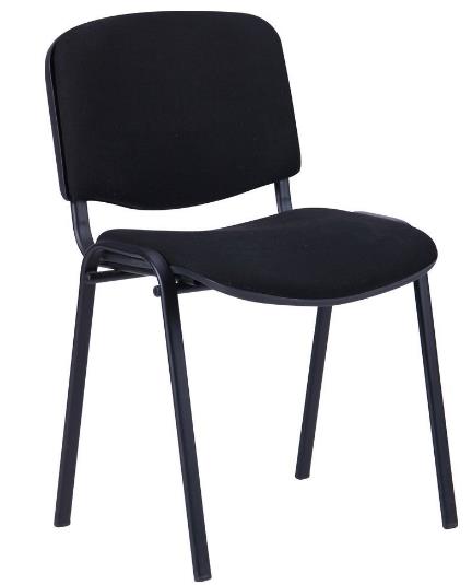 Стілець офісний Ізо чорний тканина чорний БРІК